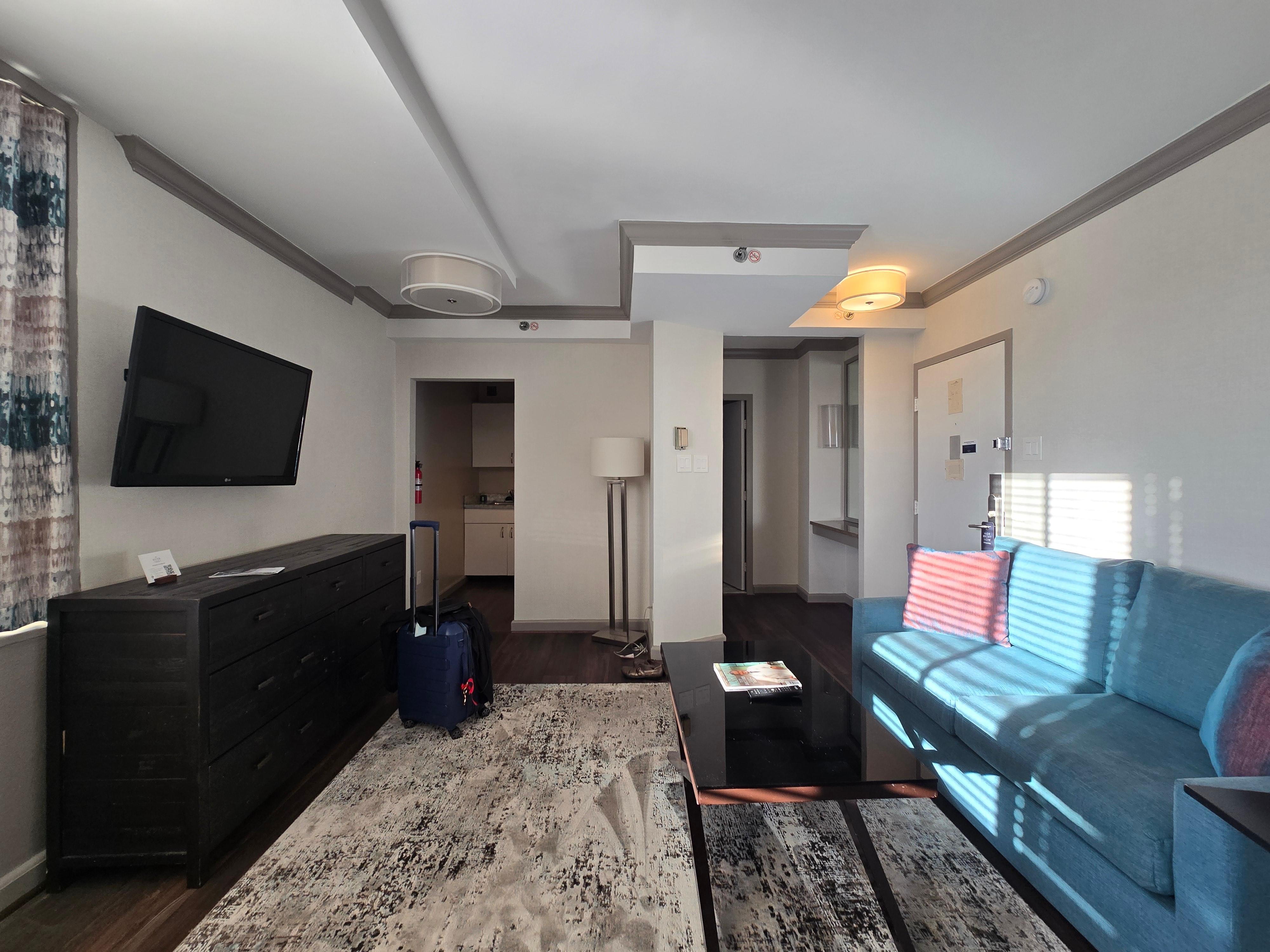 Clean and spacious room