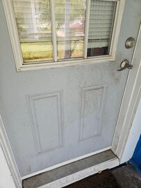 Outside side door