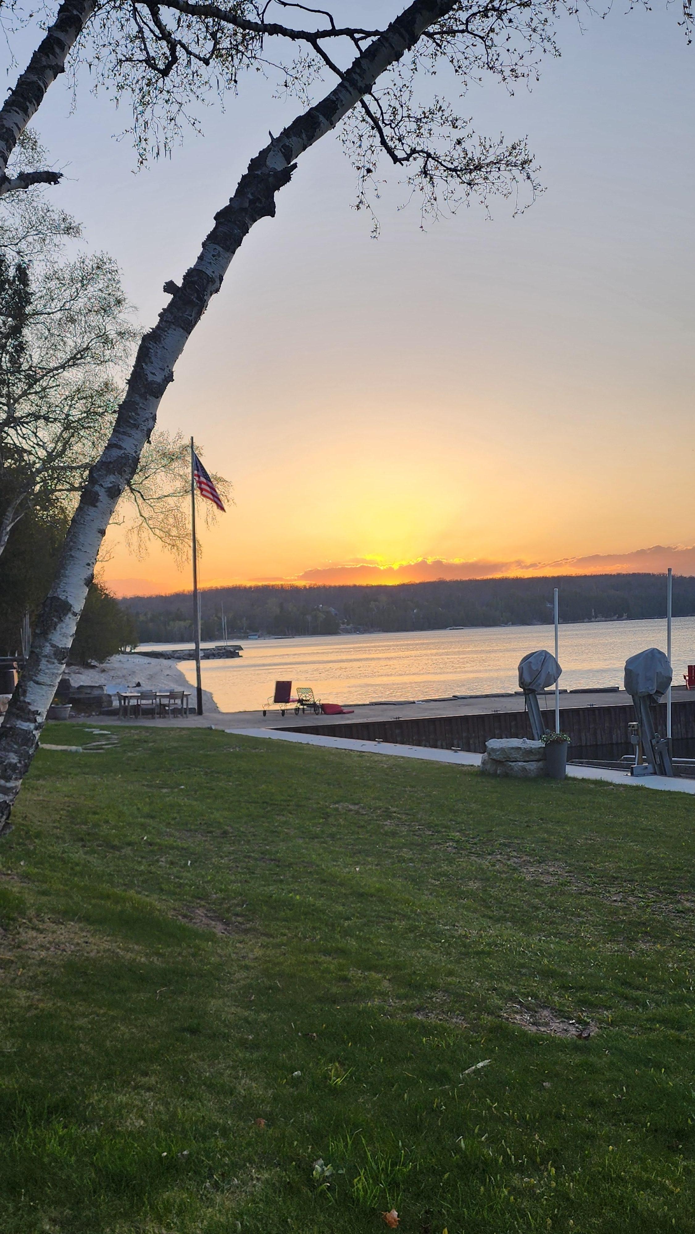 Sunset from the pier.