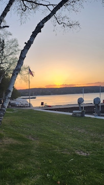 Sunset from the pier.