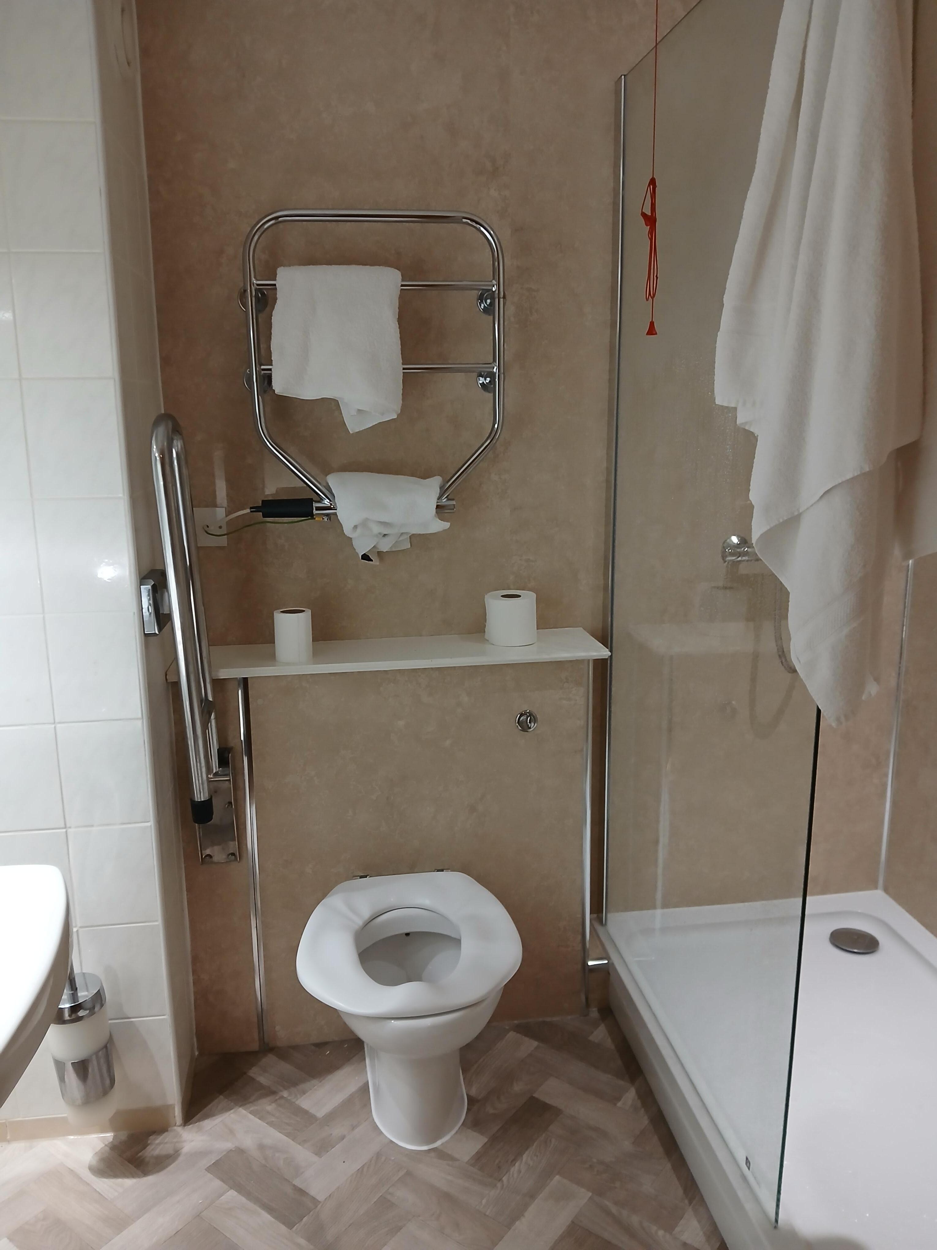 Uncomfortable toilet 