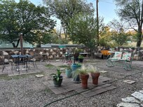 Beautiful courtyard where we enjoyed our morning coffee.