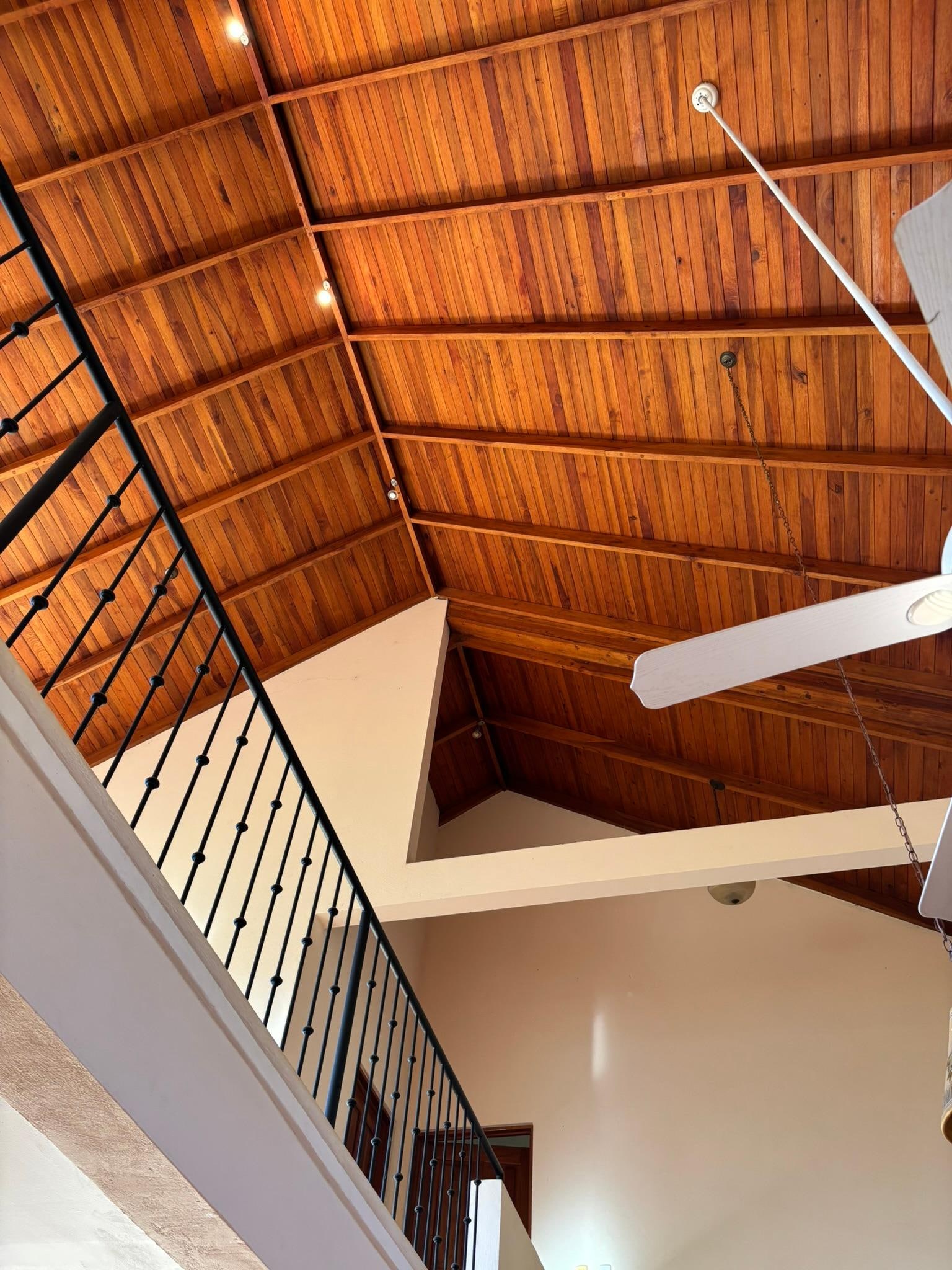 Spacious high ceilings