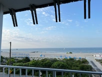 View from our private balcony