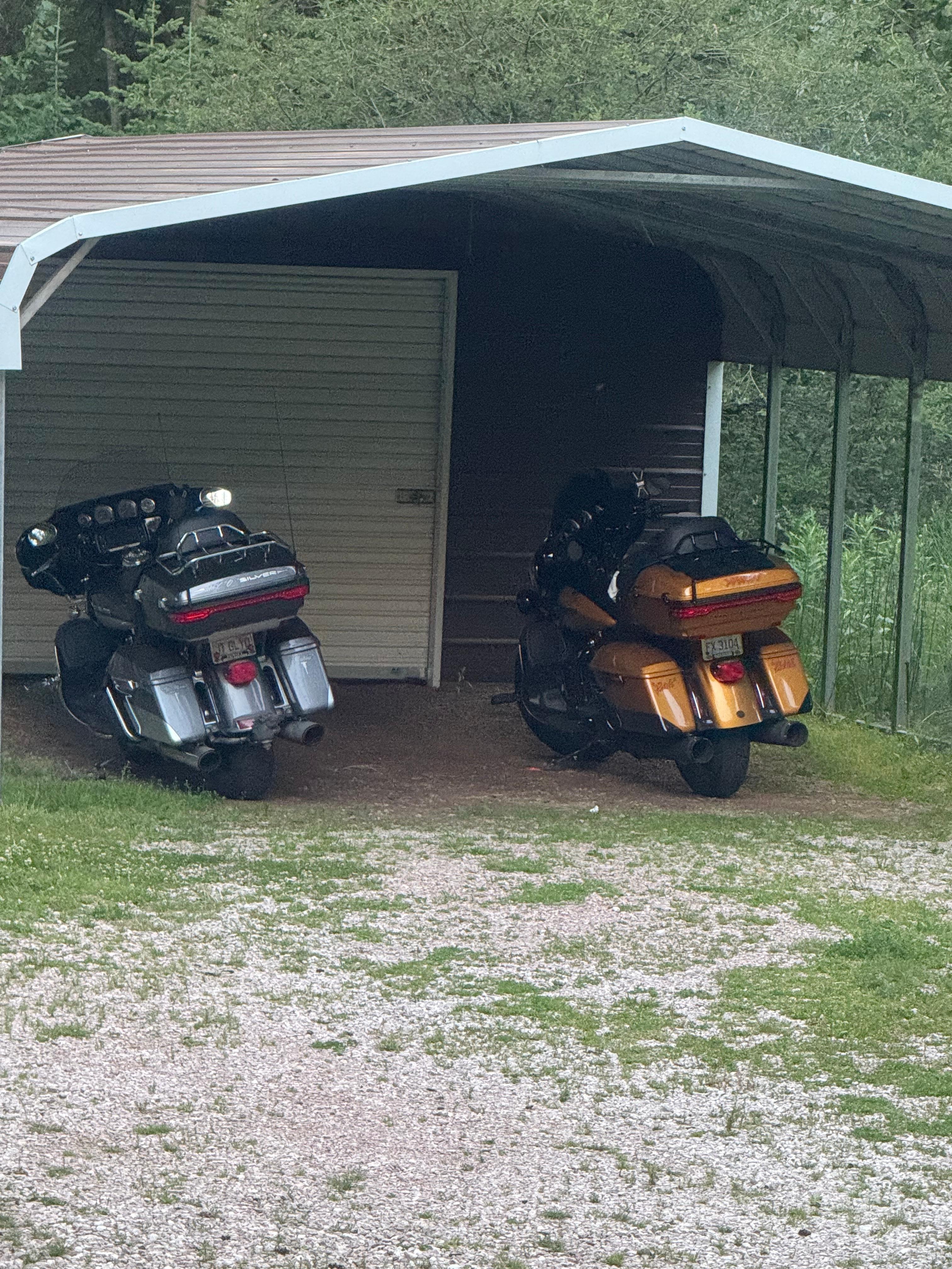 Loved that the Harley’s had some protection 