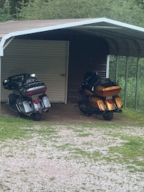 Loved that the Harleyâs had some protection