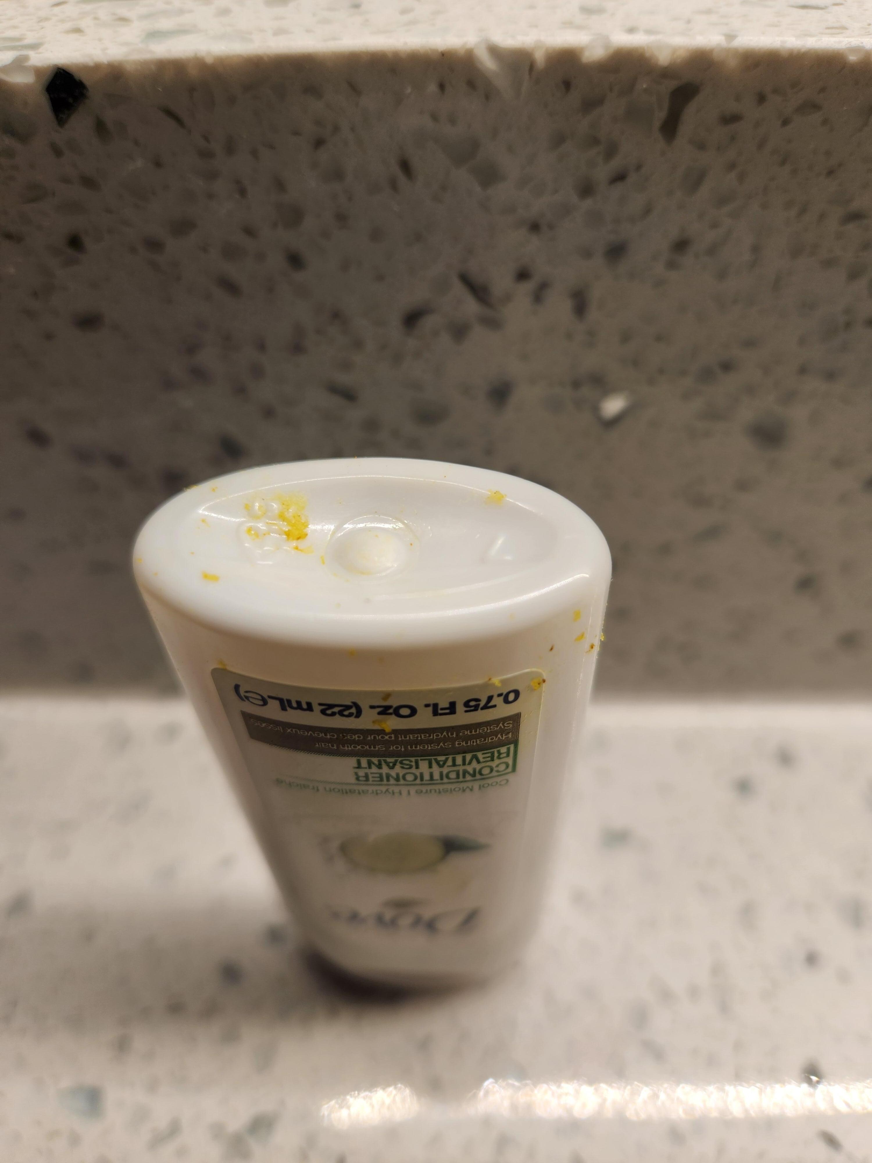 Dirty conditioner bottle