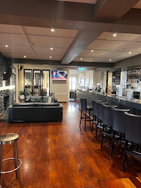 Very comfortable restaurant bar