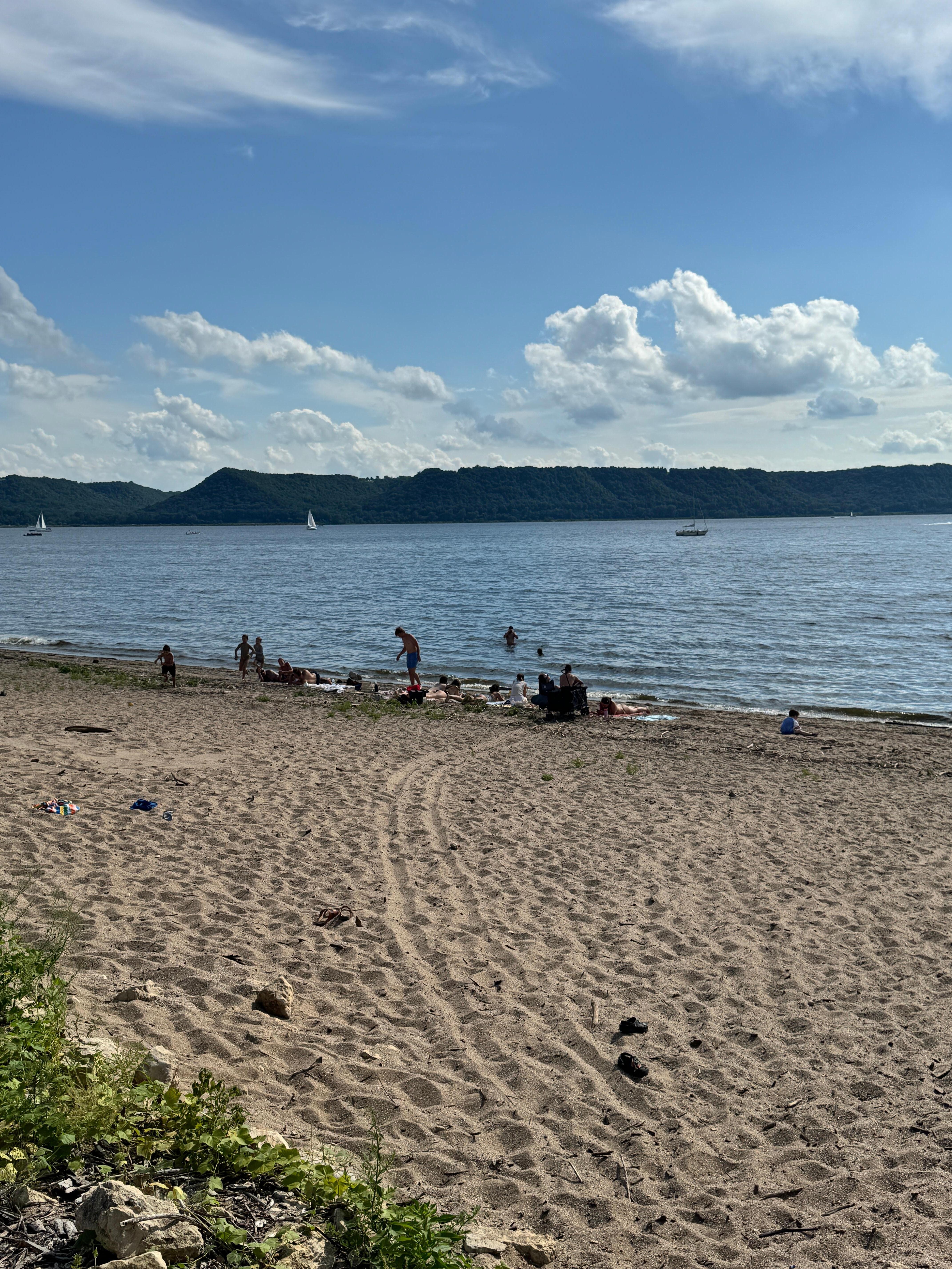 Lake Pepin, family day after the wedding 