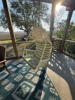 Porch hanging chair 