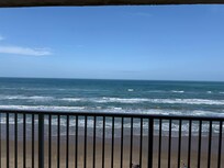 Beach beach view from balcony