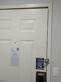Gaps in door