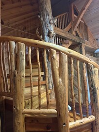 So many hand crafted details throughout the cabin.