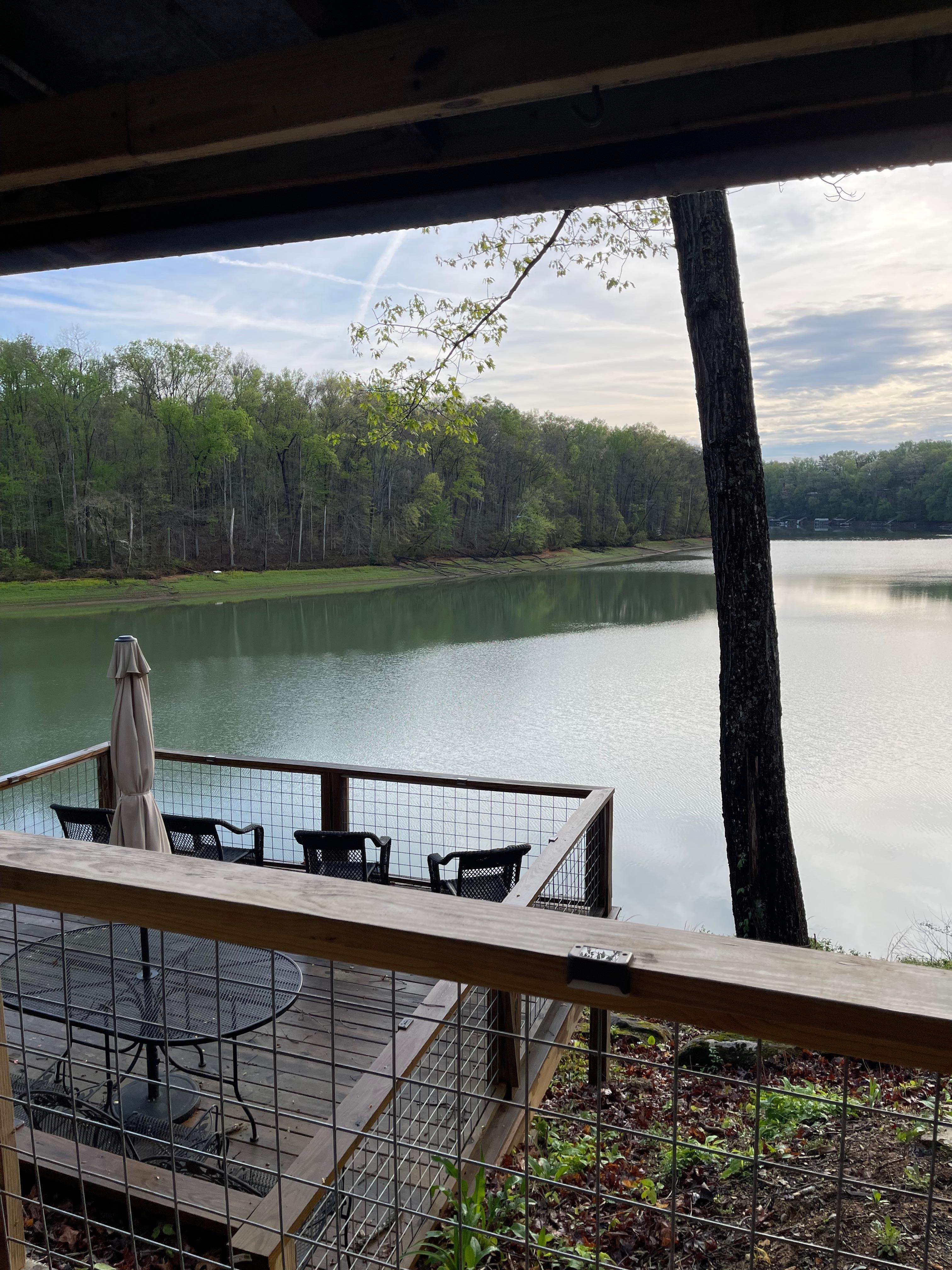 Beautiful morning view from the front porch 