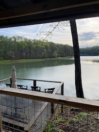 Beautiful morning view from the front porch