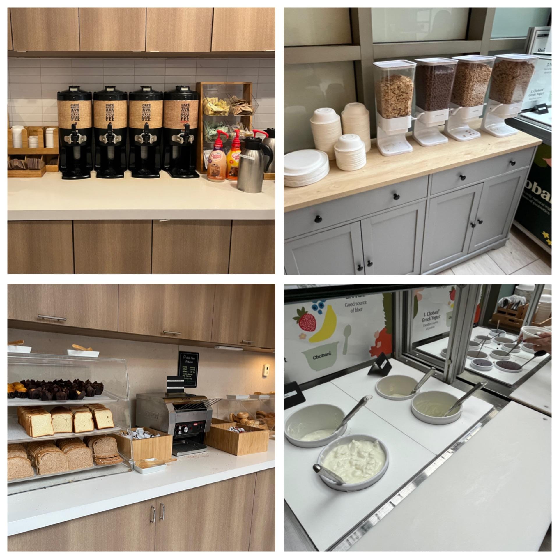 Lots to choose from at the breakfast buffet.