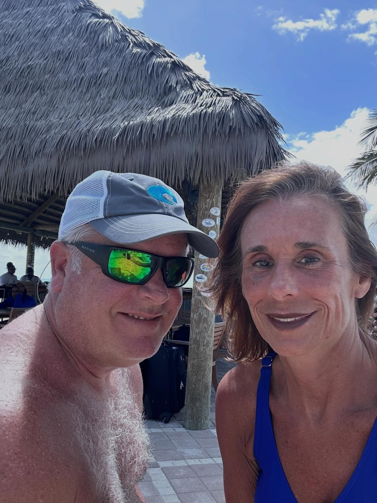 Spending the day in the sun and pool