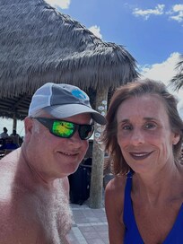 Spending the day in the sun and pool
