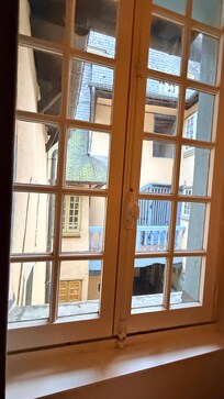 view from the bedroom window