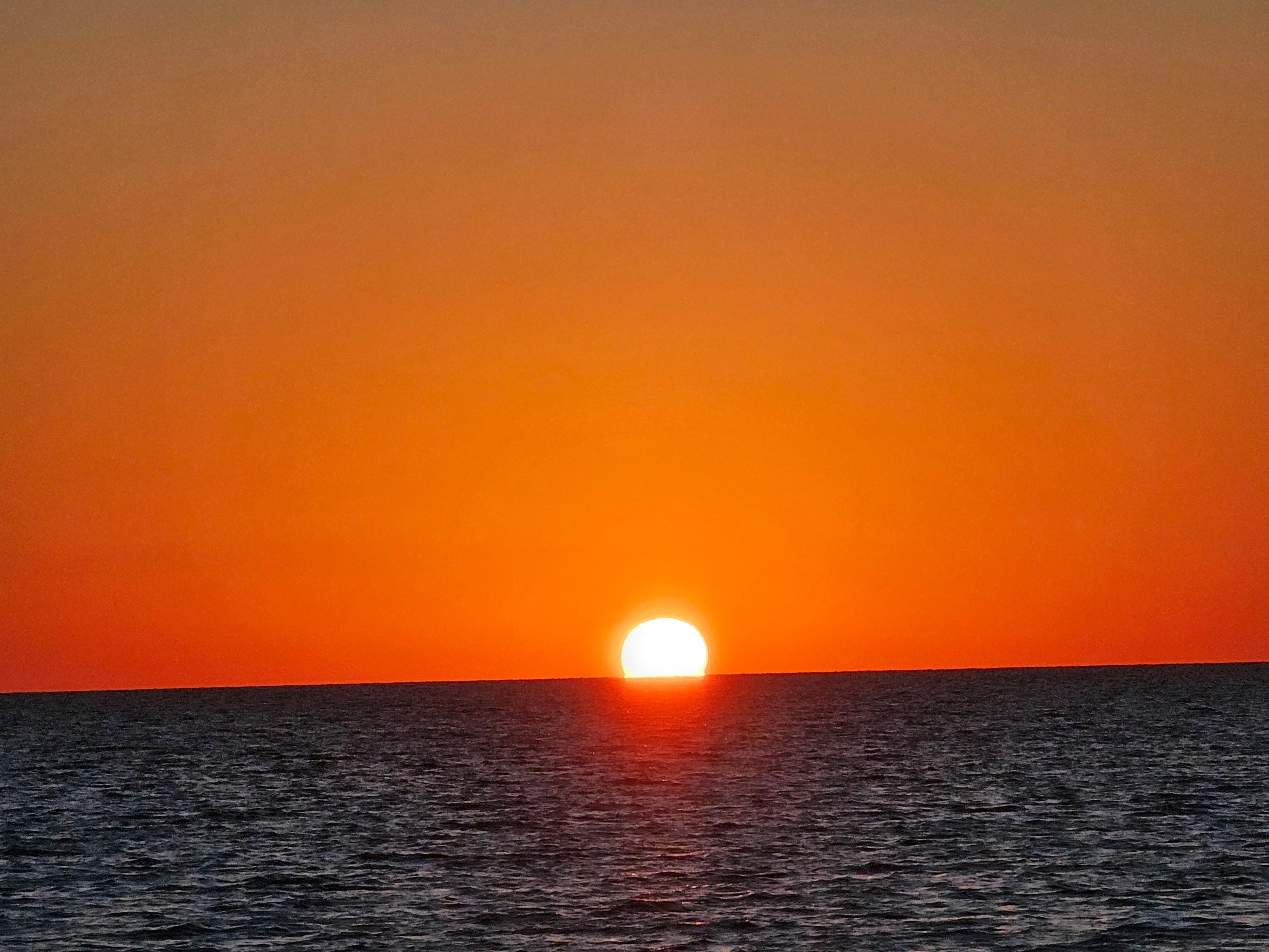 Sunset at Spring Hill beach