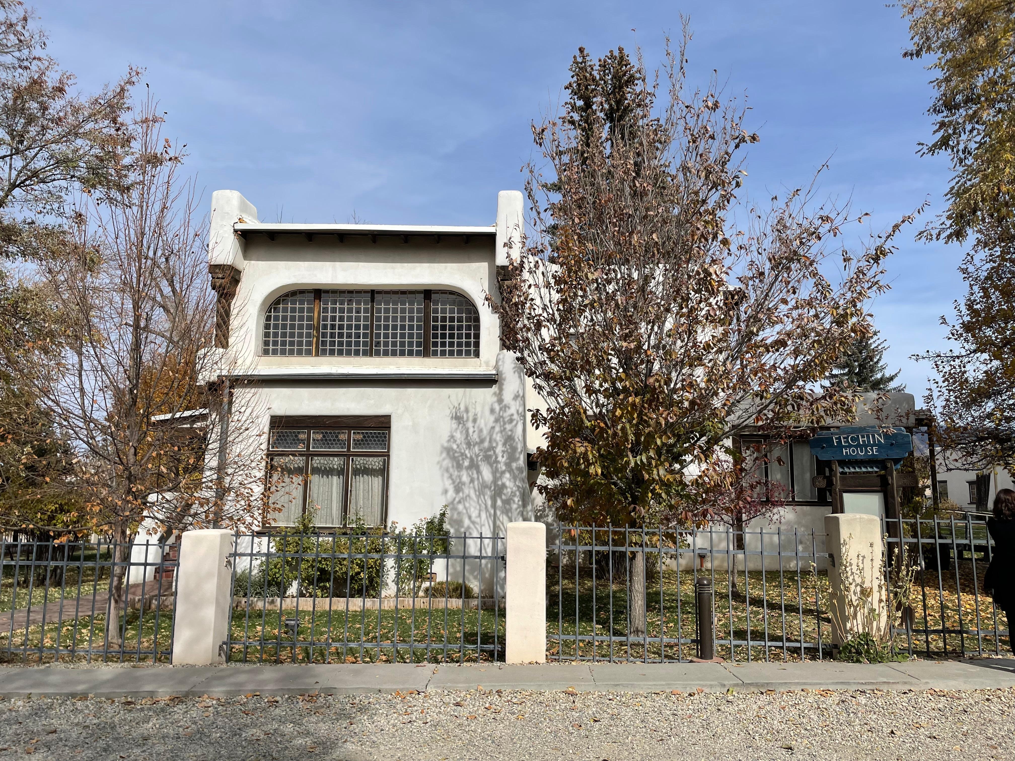 Famous Fechin House/Museum just north of the Inn