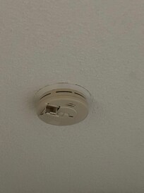 No batteries in hall smoke detector