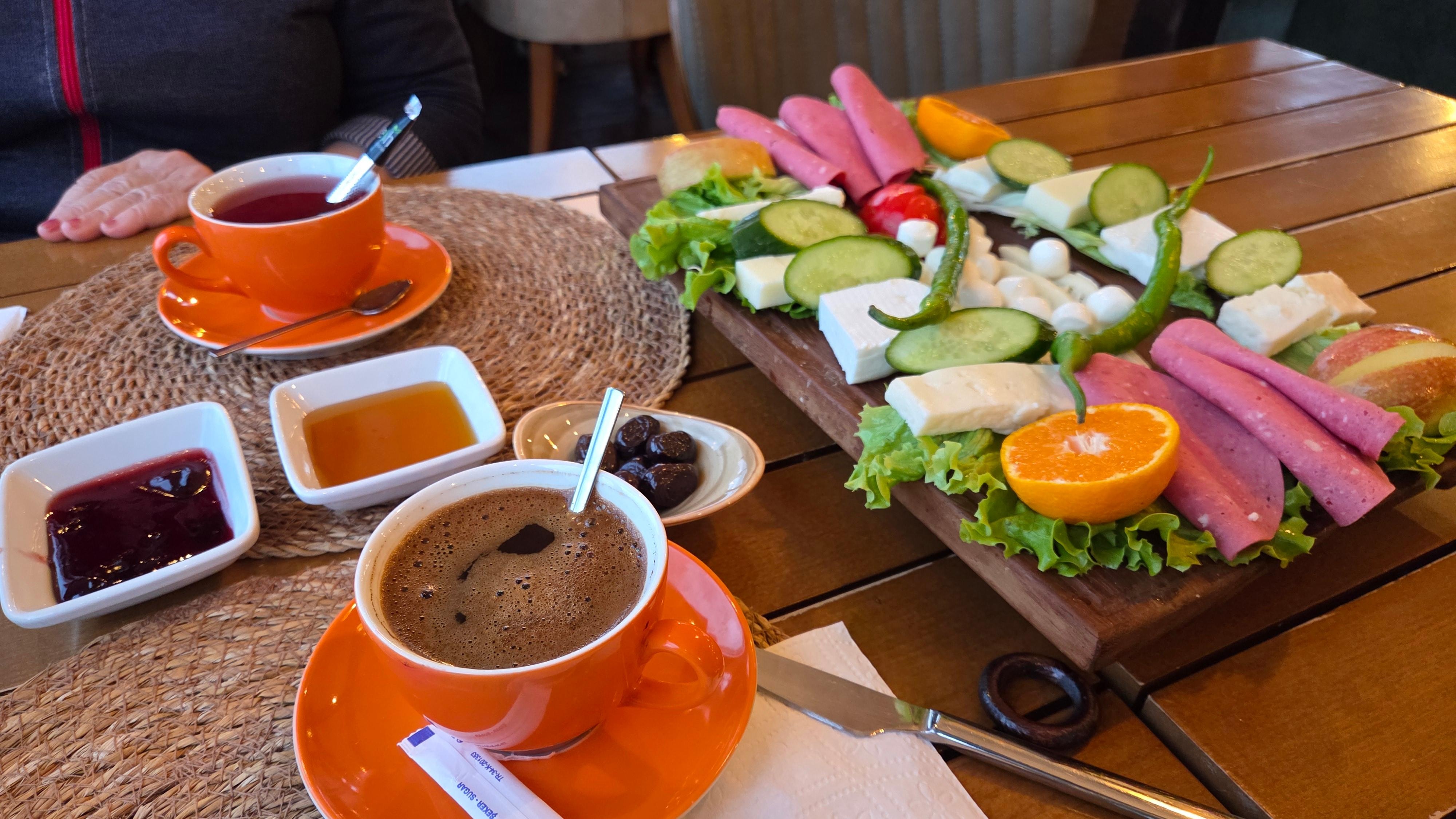 Breakfast was not a buffet, but even better