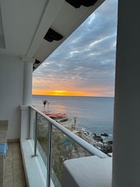 Sunrise from our balcony