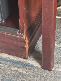 Broken furniture