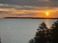 A view of the sunrise from the patio