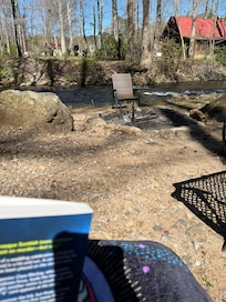 Great place to read a book right outside :)