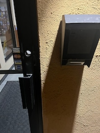Locks removed from all back doors.