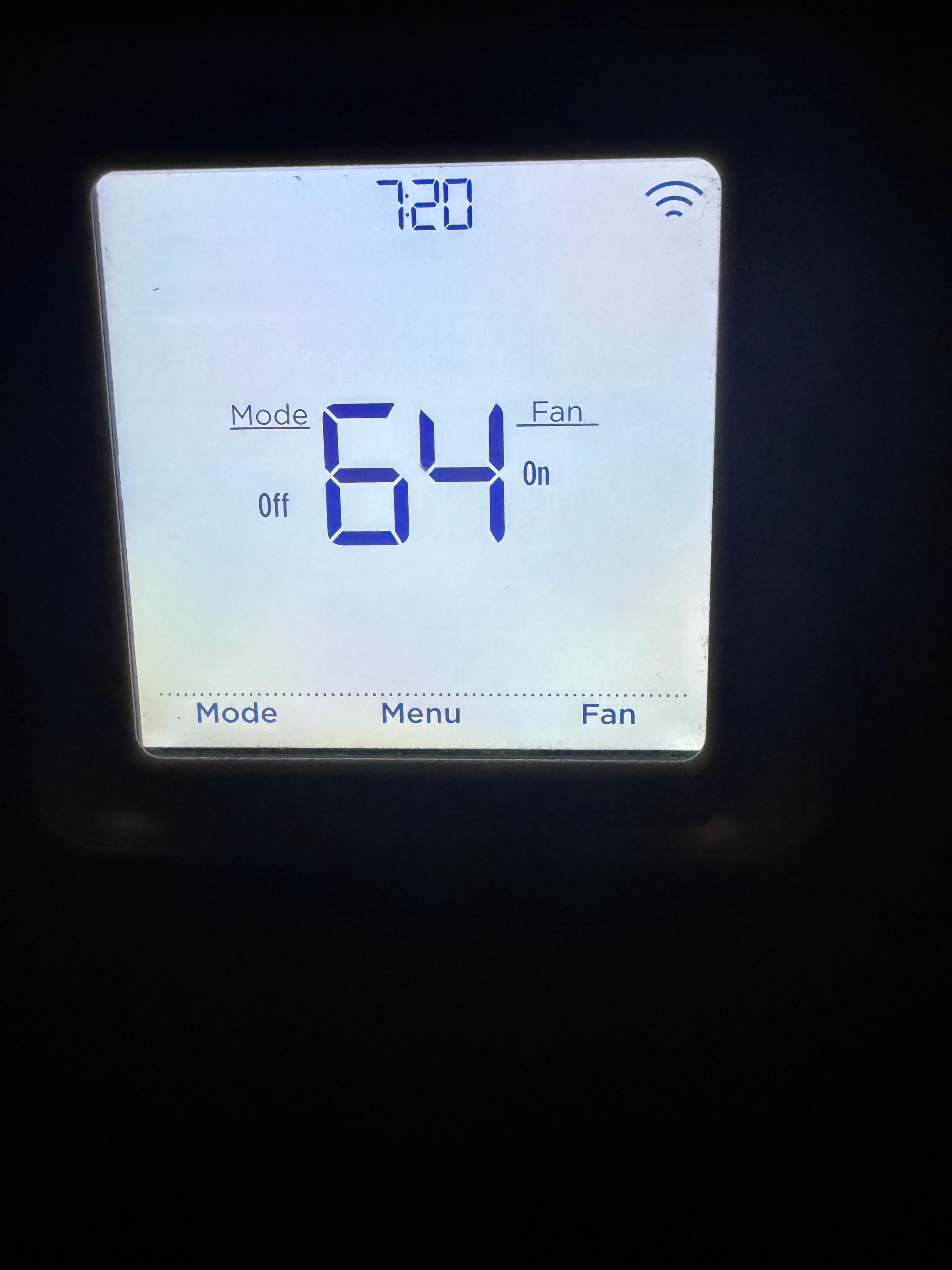 heat didn't work- owner controlled, main floor master freezing first 2 nights. 