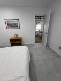 Bedroom off the garage.