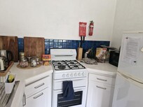 If you have a fat fire you cannot get to the fire blanket or extinguisher