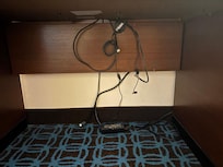 Front desk claimed my room isn’t supposed to have a TV, here are all of the cords for something….