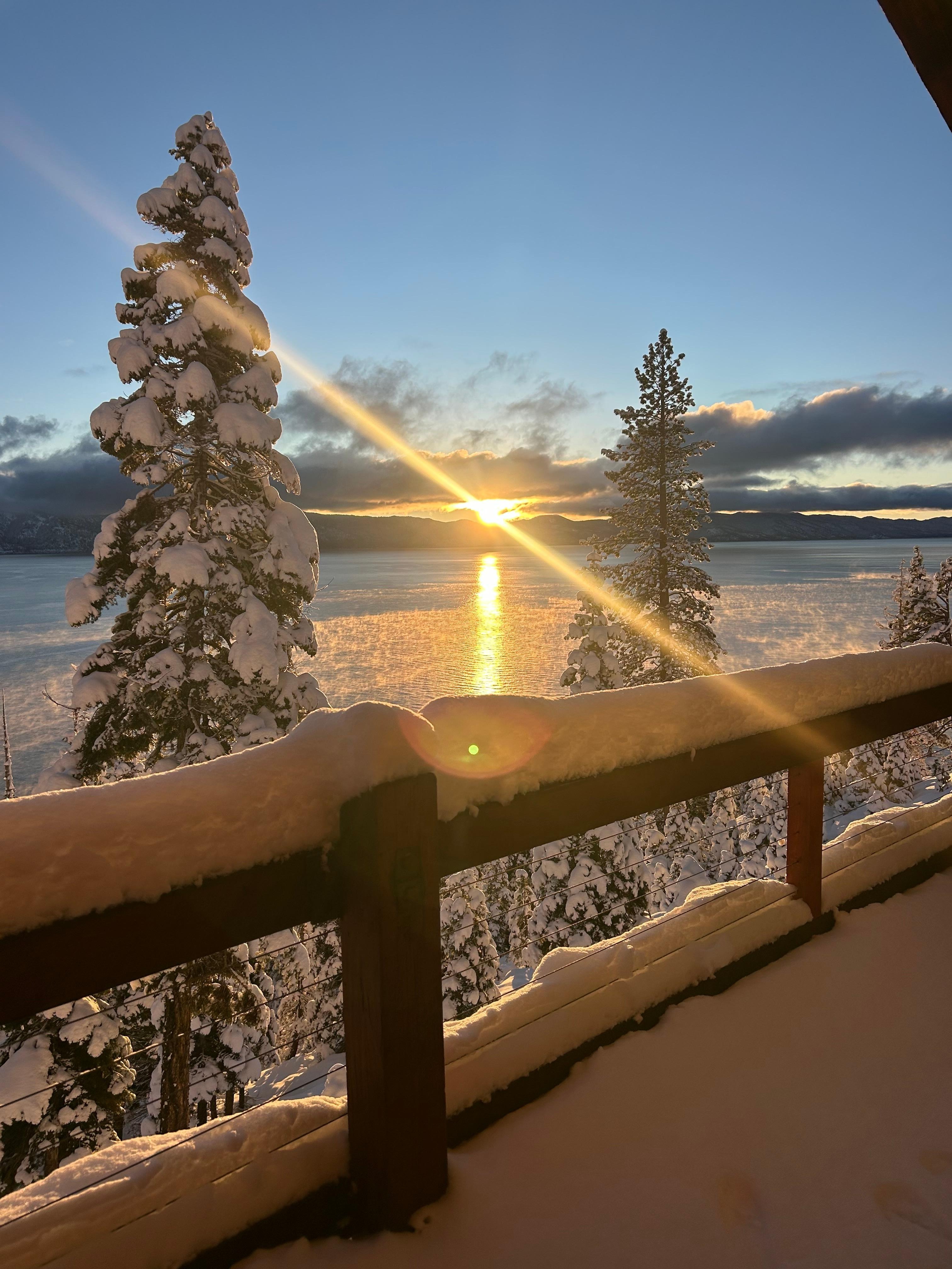 Sunrise in late December