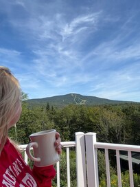 View from upper level after breakfast