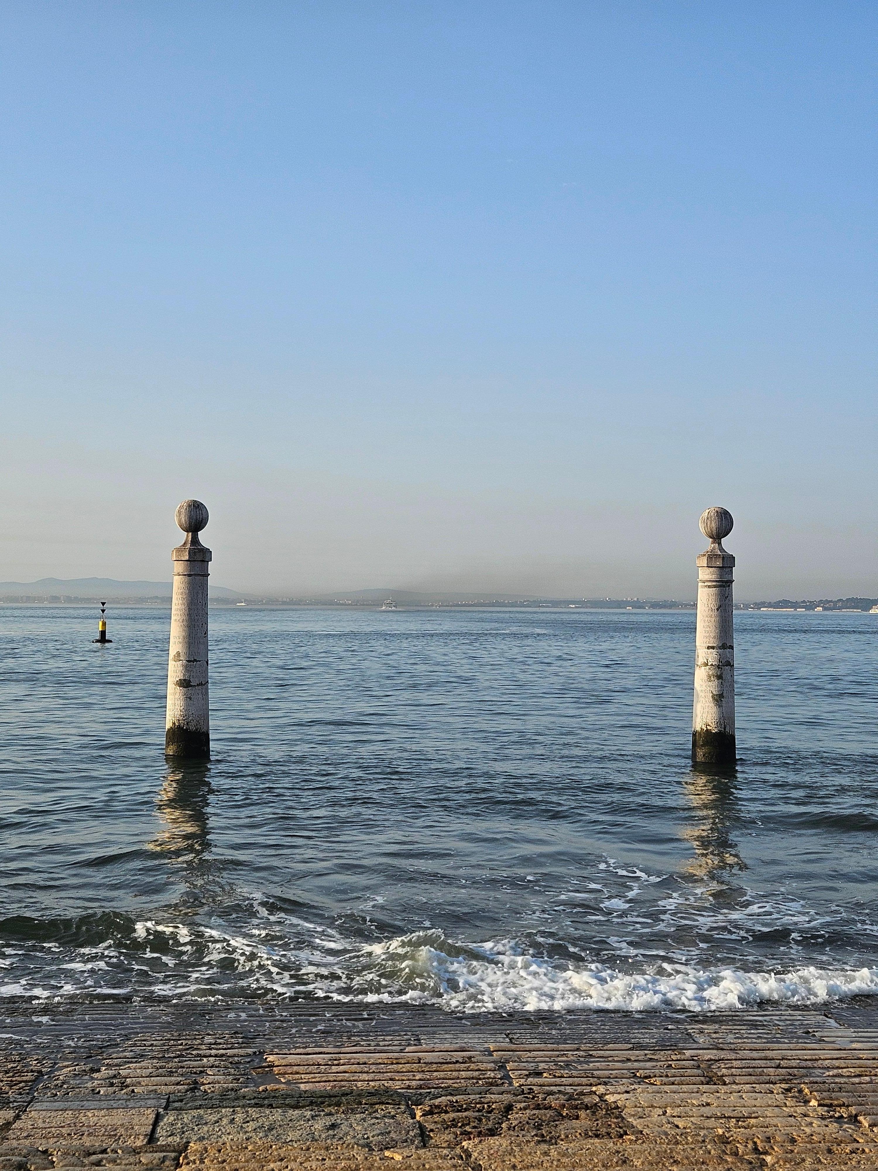 Pillars on Tagus River