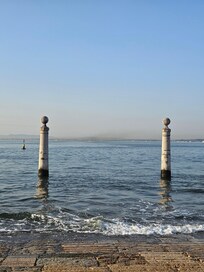 Pillars on Tagus River