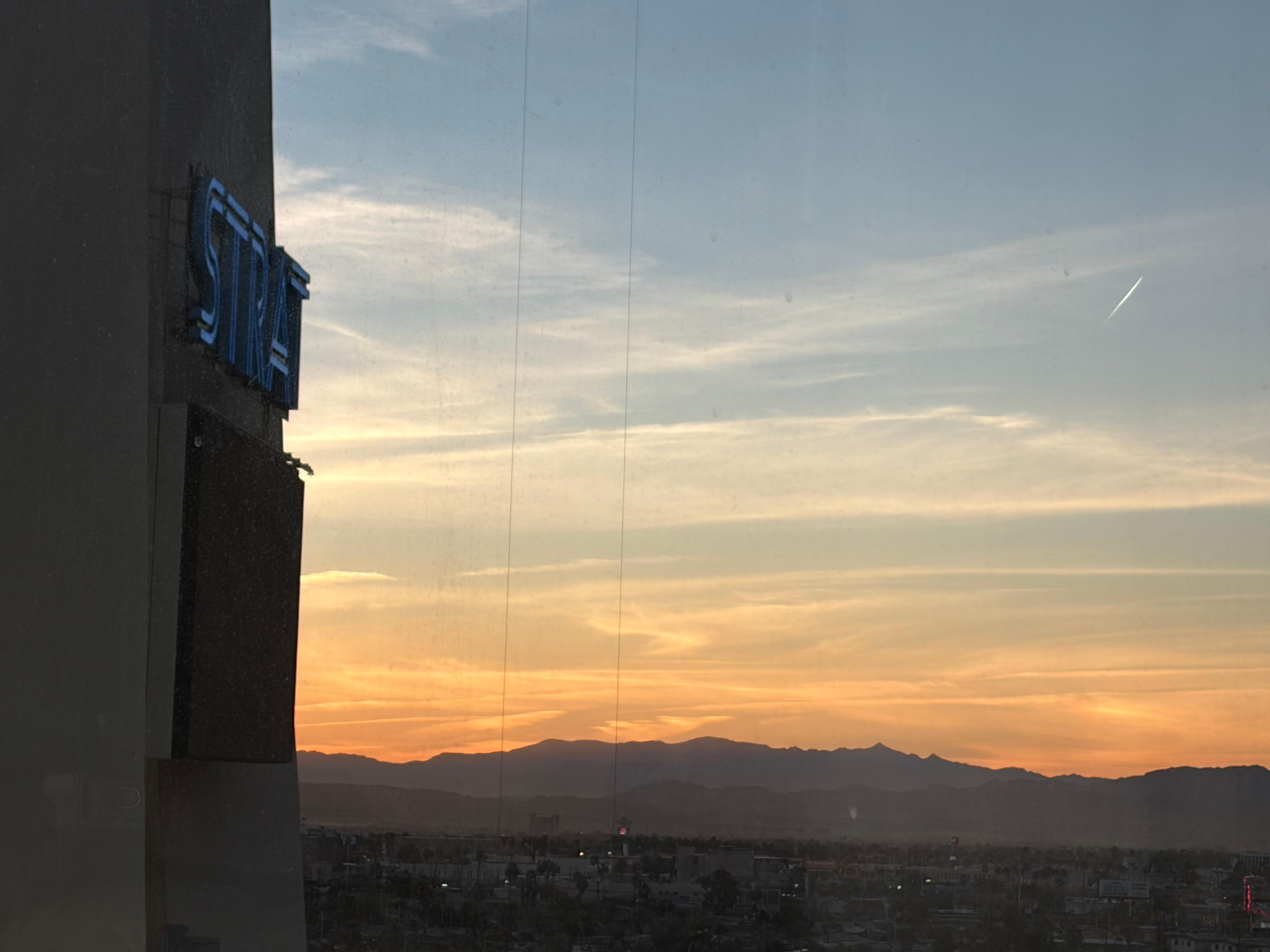 View at sunrise from my room