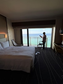 オーシャンフロントの眺めの良い部屋でした。