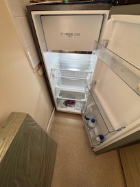 Refrigerator is not cleaned.