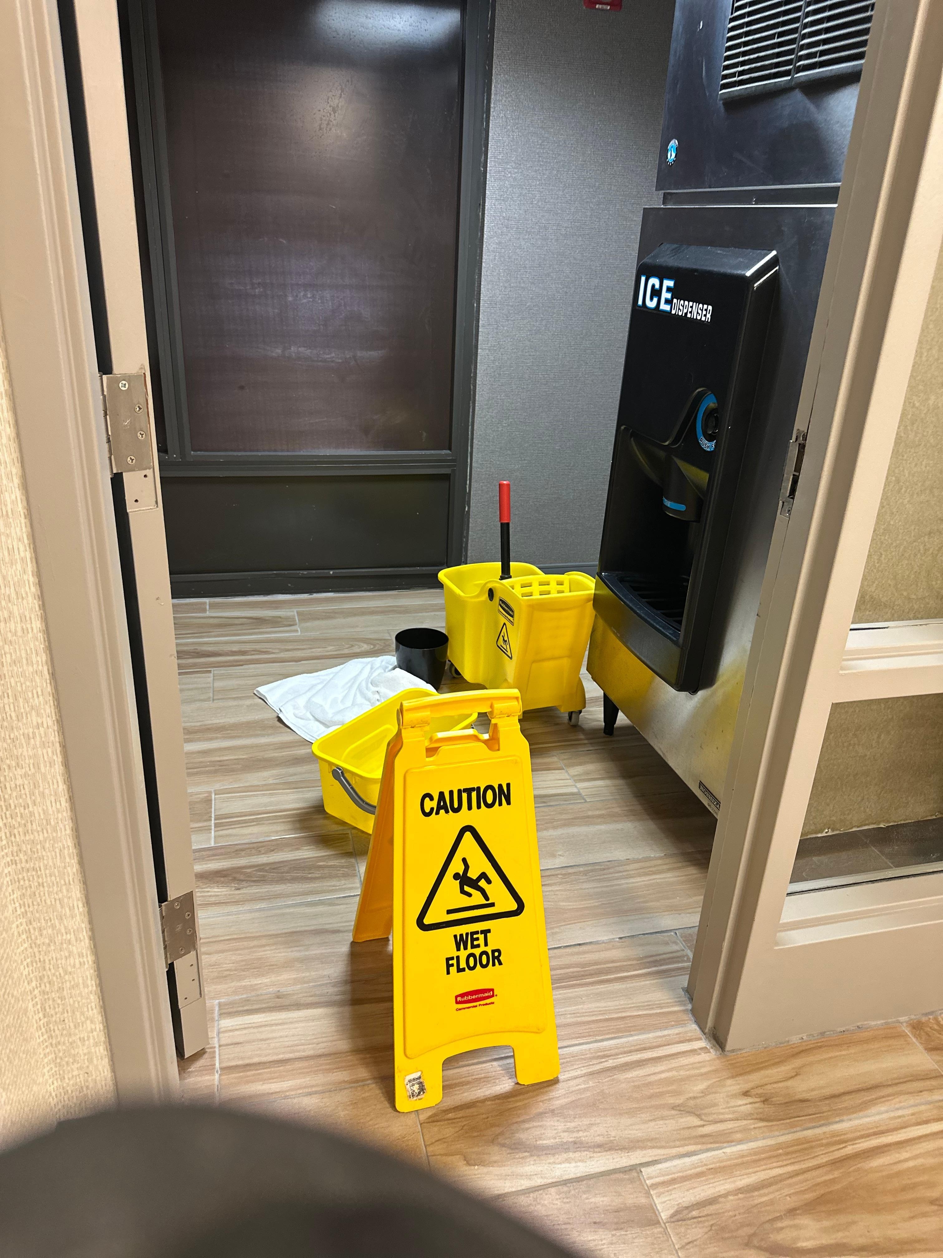 Ice machine not in service