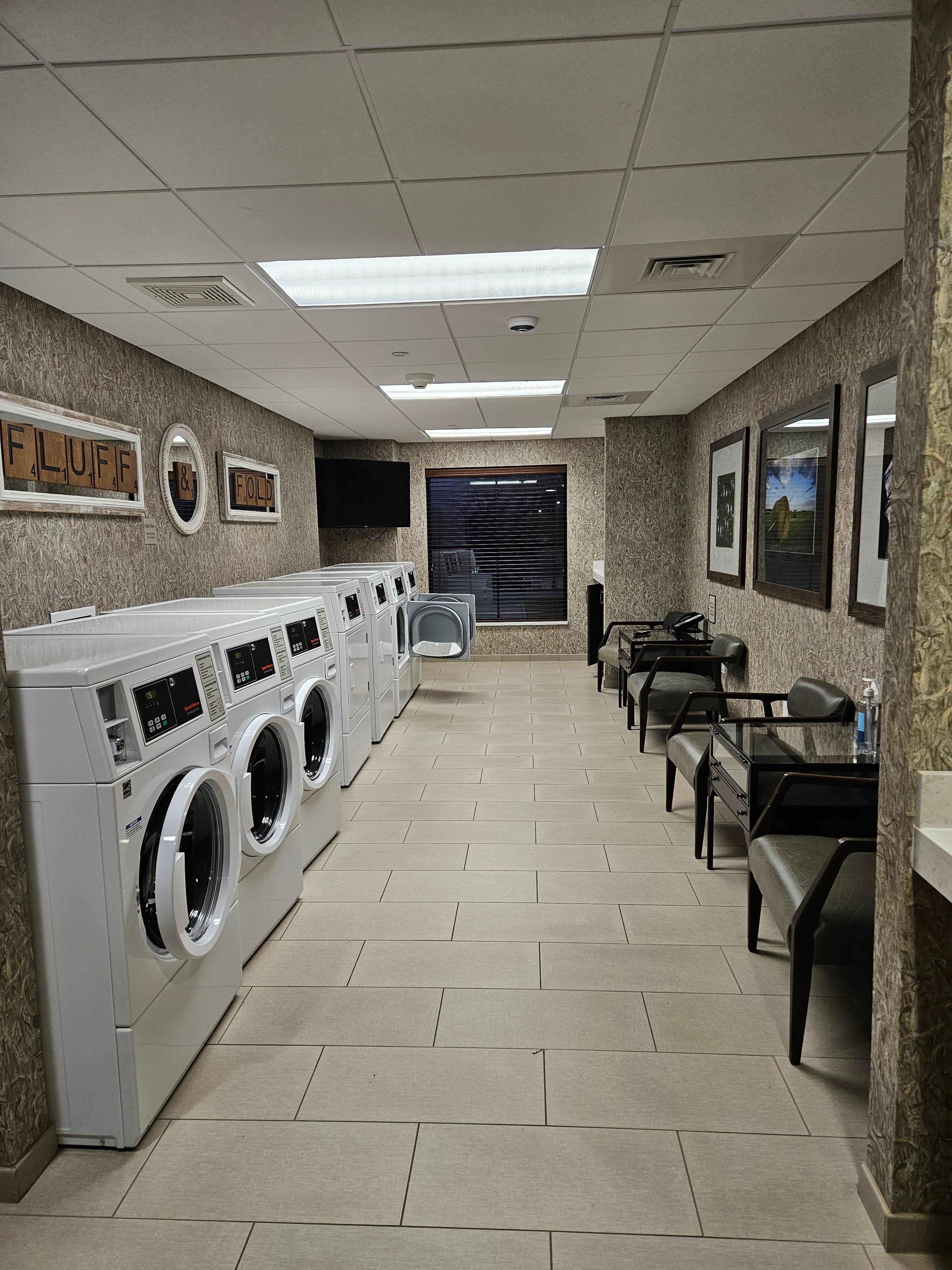 Guest laundry room