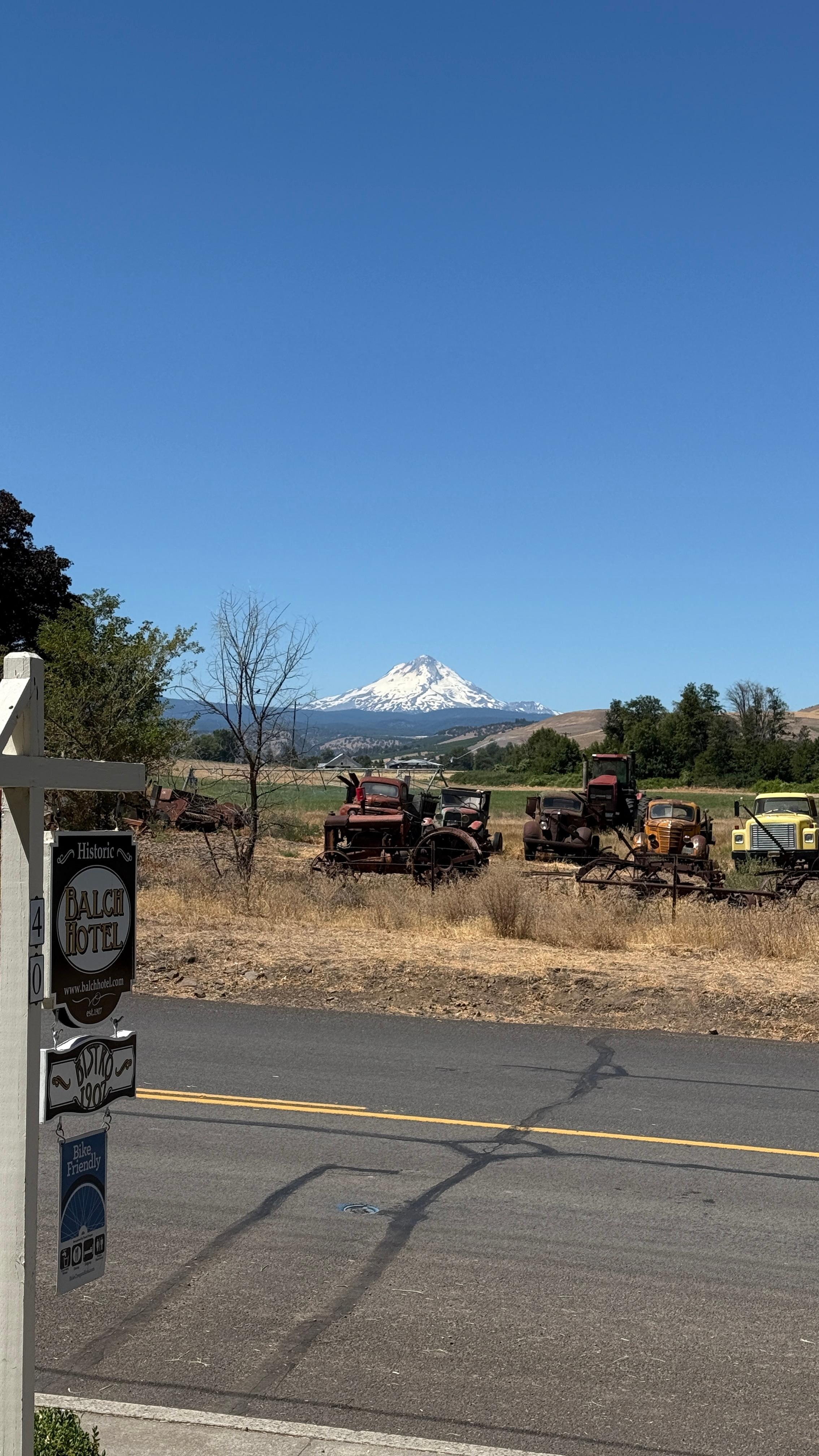 View of Mt. Hood from the front porch