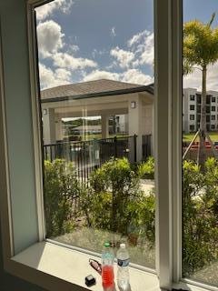 View from yoga studio