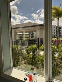 View from yoga studio