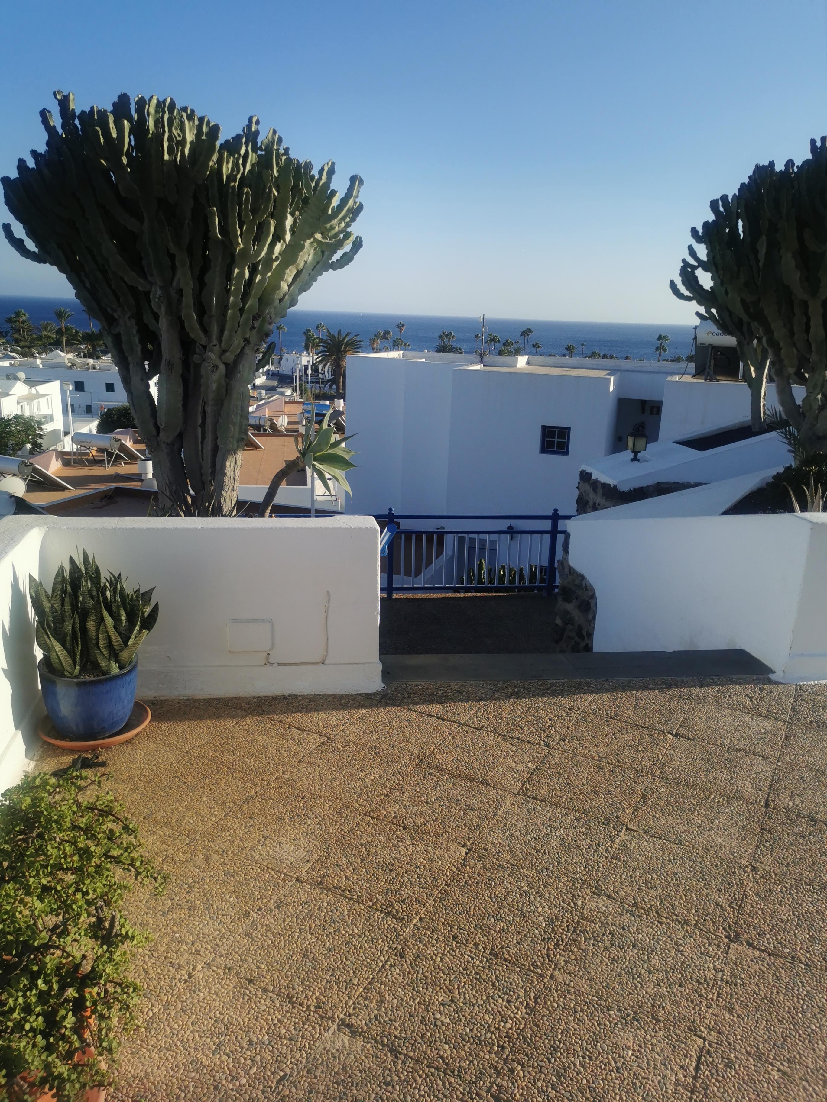 Steps opposite the terrace down to the street/Spar below, so convenient