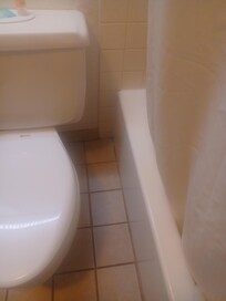 Part of wall missing on bottom corner